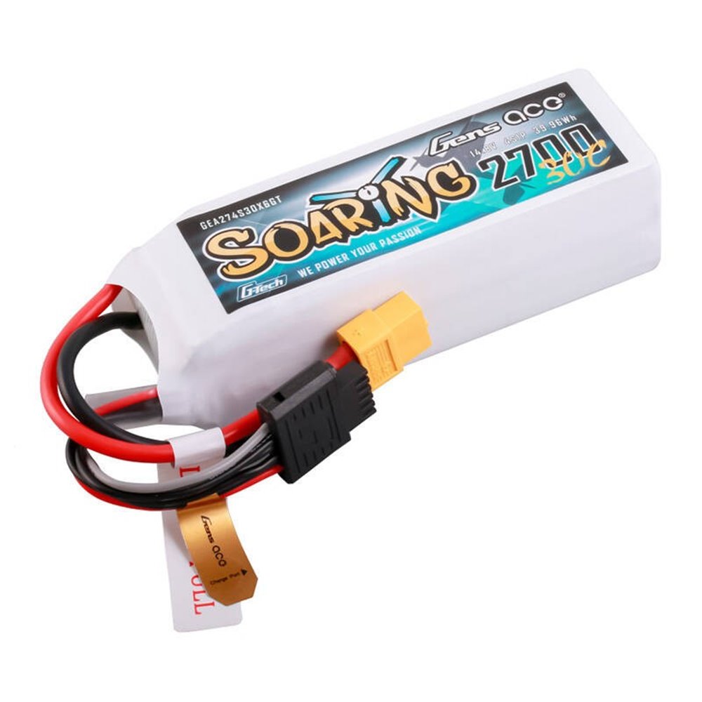 14.8V 2700mAh 30C Gens Ace G-Tech Soaring con conector XT60