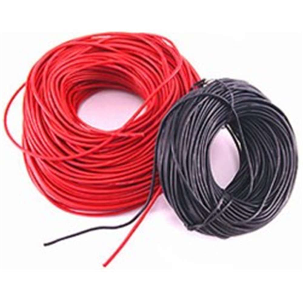 Cable silicona bateria AWG 18 (1mts.) Rojo+Negro