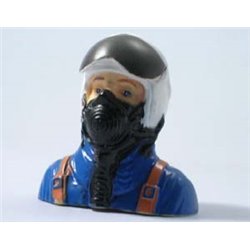 Piloto de combate escala 1/6 - 75x46x76mm.