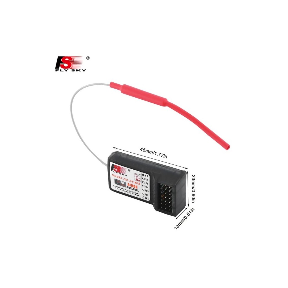 Receptor 6 ch. 2.4Ghz FlySky FS-A6