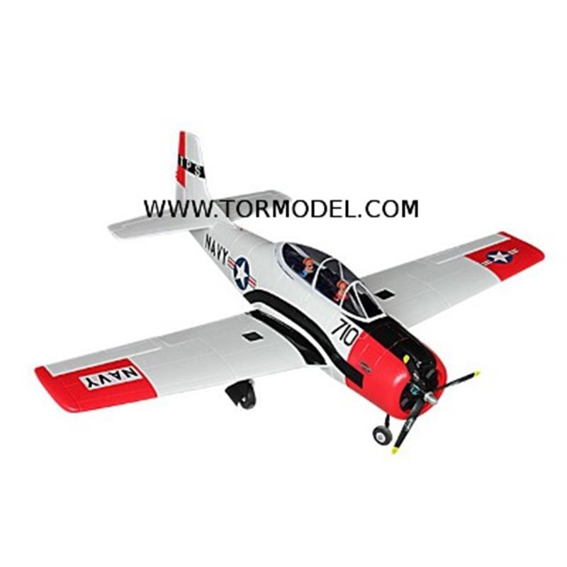 T-28 Trojan Rojo EPO - 1270mm. con tren retractil