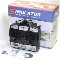 Mando simulador USB 6CH - Modo 2