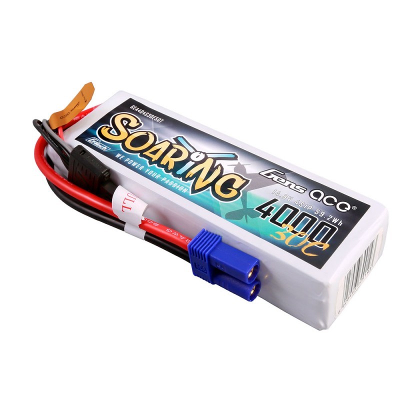 14.8V 4000mAh 30C Gens ace G-Tech Bashing con conector EC5