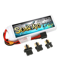 11.1V 2700mAh 30C Gens Ace Soaring con conectores EC3/XT60/T-plug