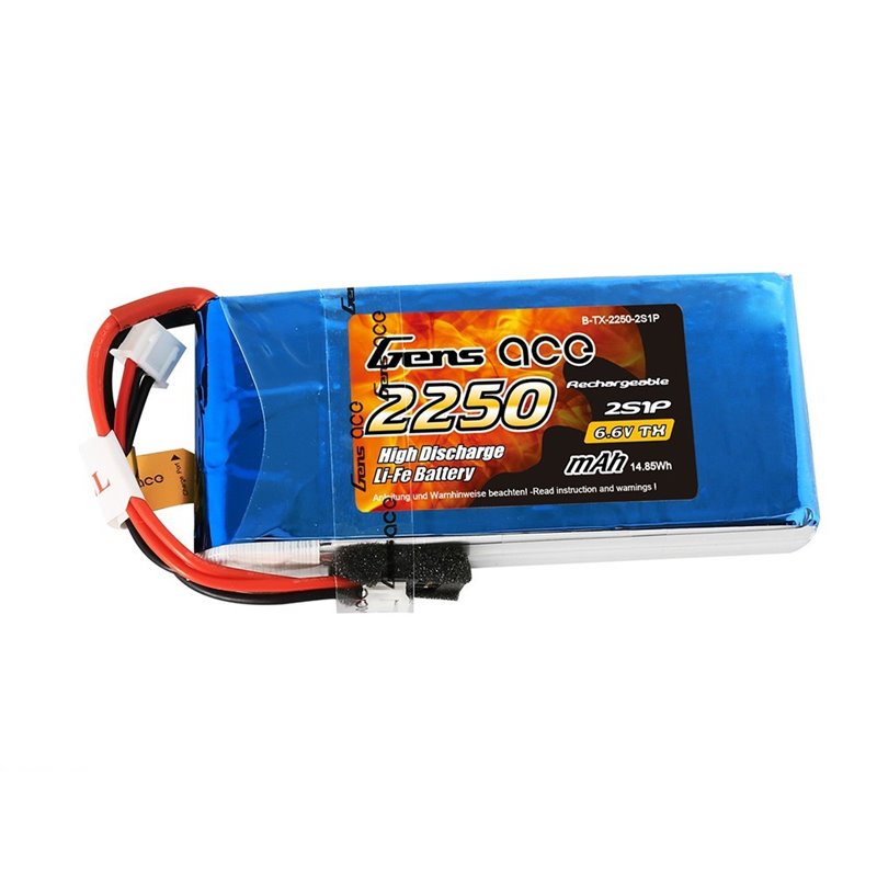 Li-Fe 6.6V 2250mAh Gens ace para Tx/Rx