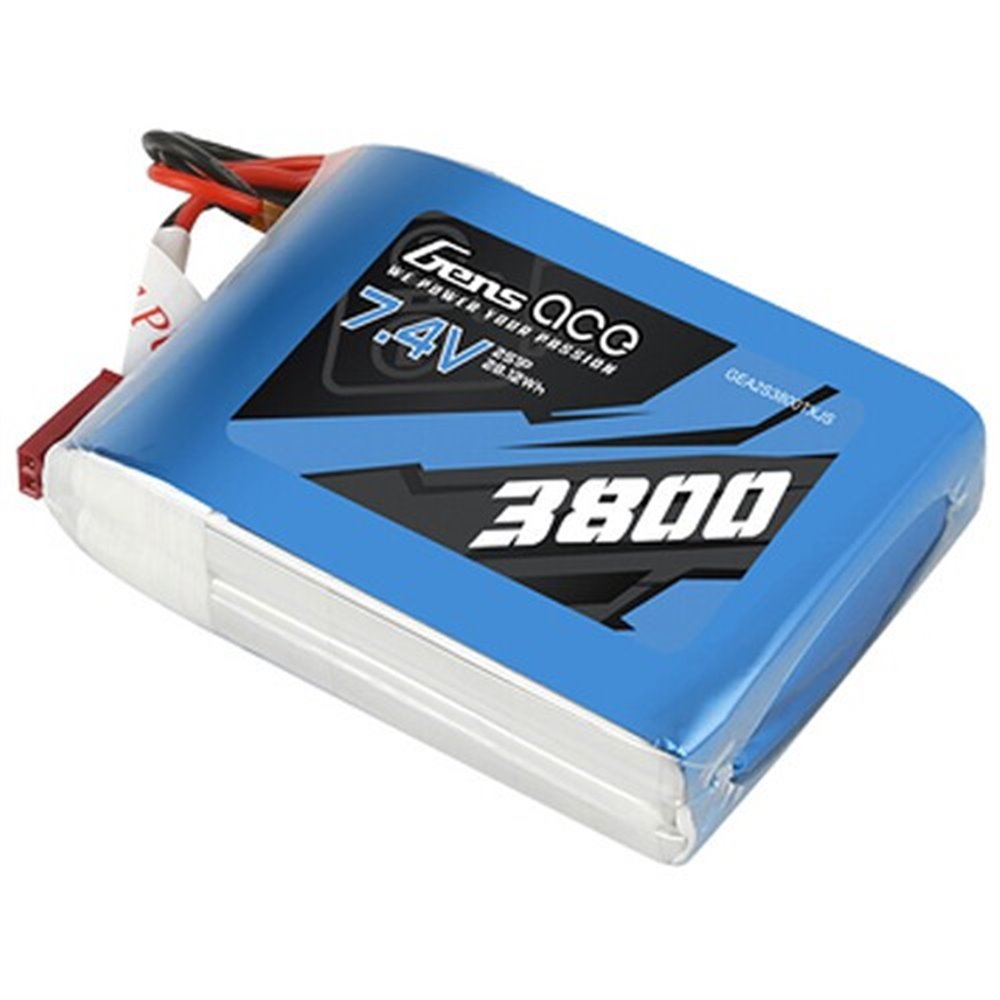 7.4V 3800mAh Gens ace Lipo para Rx/Tx conector JST