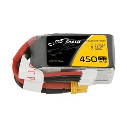 11.1V 450mAh 75C Gens ace Tattu - XT30