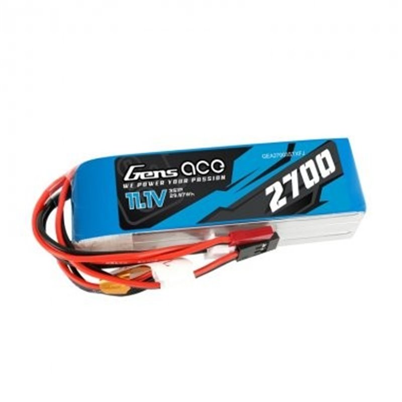 11.1V 2700mAh Gens ace Lipo para Rx/Tx