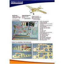 Kit de montaje PIPER J3 - 1800mm