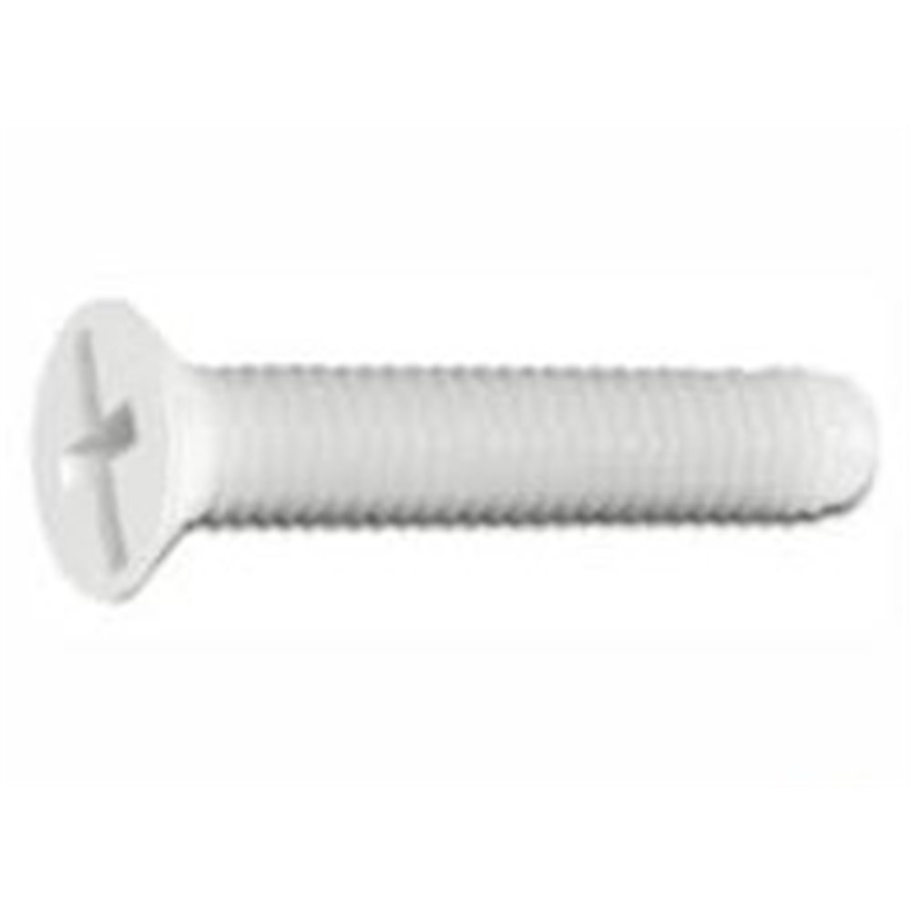 Tornillo nylon cónico M3 x 6mm - 5 Unidades