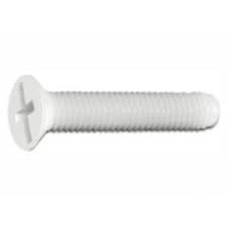 Tornillo nylon cónico M3 x 6mm - 5 Unidades