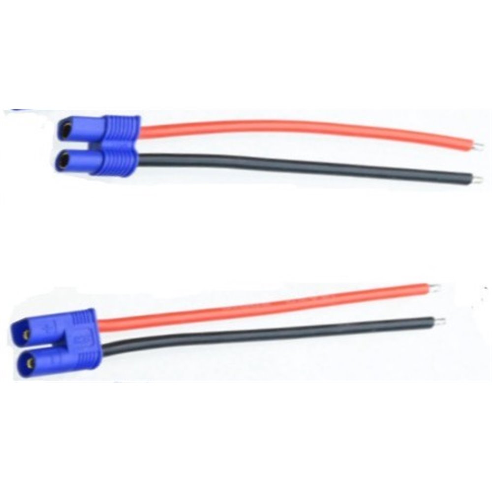 Pareja conectores EC3 con cable 10Cm (14 AWG)