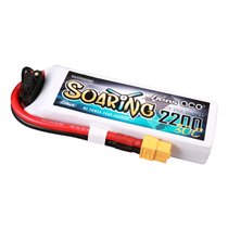 Batería Lipo Gens ace Soaring 2200mAh 11.1V 30C 3S1P con conector XT60