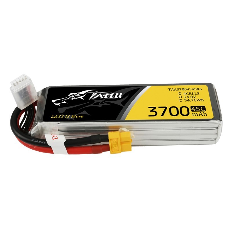 14.8V 3700mAh 45C Gens ace TATTU con conector XT90