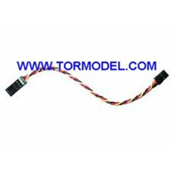 Alargador trenzado para servos 30cm.