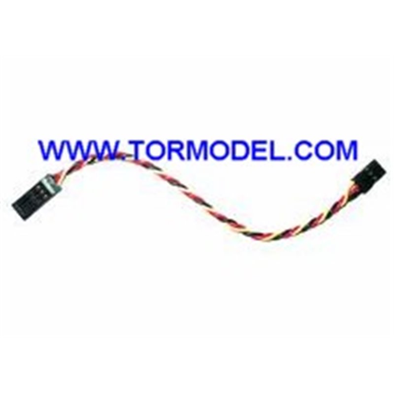 Alargador trenzado para servos 30cm.