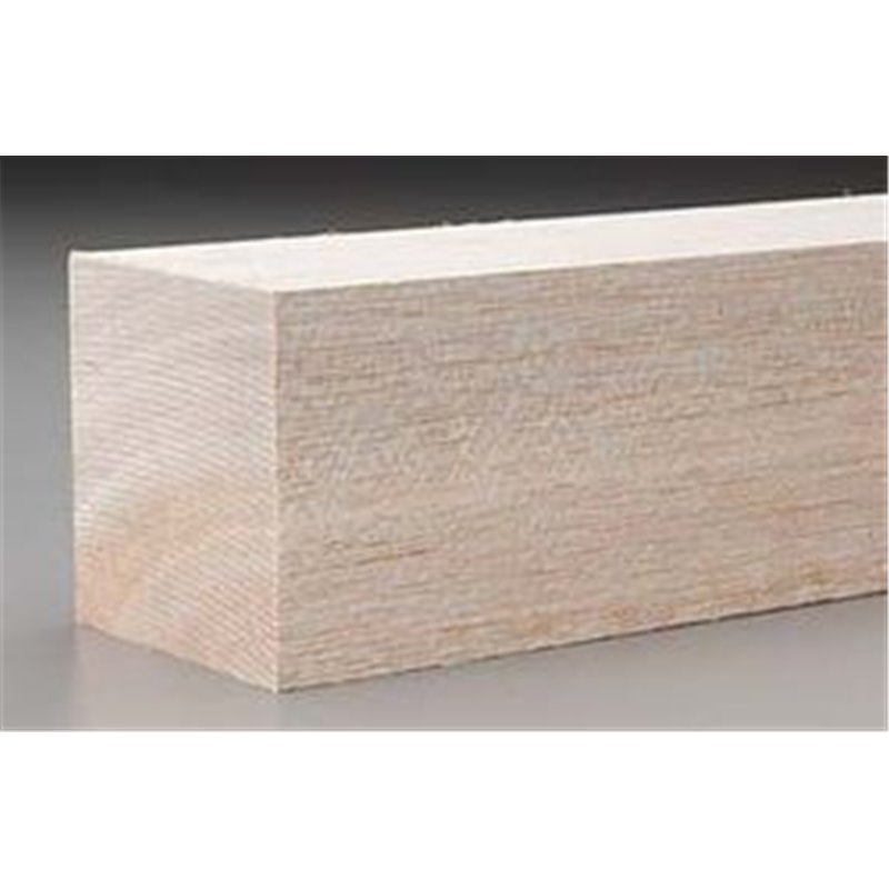 Bloque Balsa 600 x 80 x 80mm