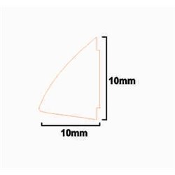 Borde Ataque Ranurado 10x10mm