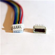 Conector JST SH 1.0 de 5 pins Macho/Hembra