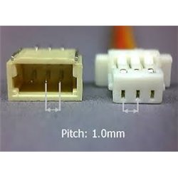 Conector JST SH 1.0 de 4 pins Macho/Hembra