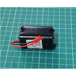 Batería NiMH 1800mAh 4.8V AA cuadrada - JST