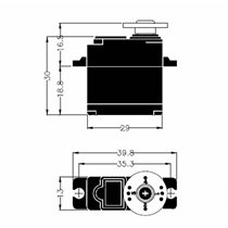 Servo HITEC HS-85MG Premium