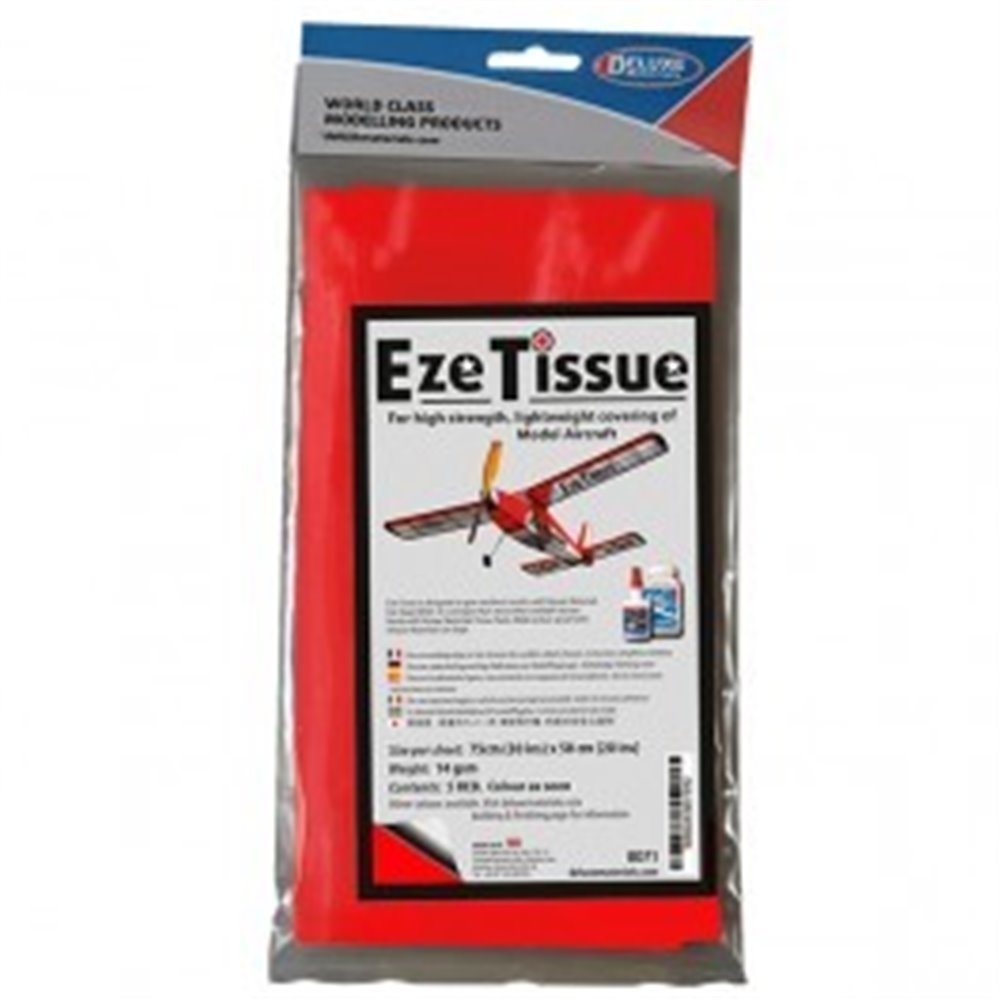 Deluxe Eze Tissue Rojo 5ud