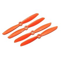 GEMFAN 6x4.5 (2 normal + 2 invertida) Naranja