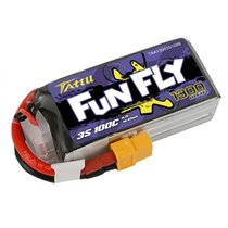 11.1V 1300mAh 100C Gens Ace Tattu Funfly con conector XT60