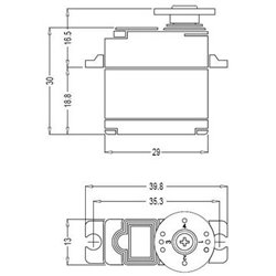 Servo HITEC HS-85MG Premium