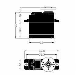 Servo HITEC HS-85MG Premium