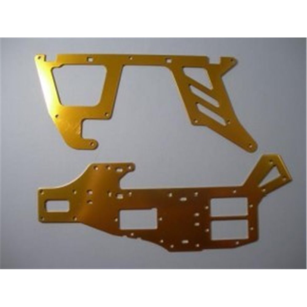 Right Frame golden yellow - Modelo 450