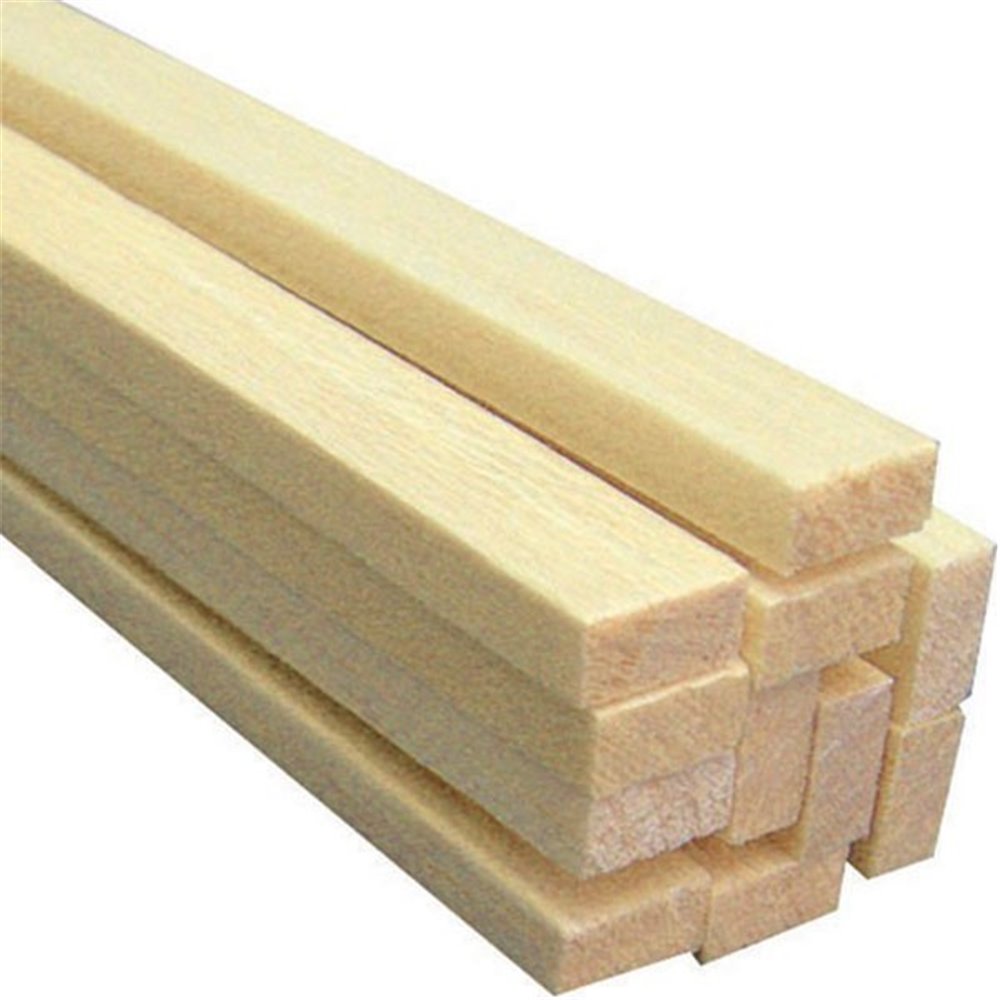 Listón Rectangular de Balsa 2x4x1000mm