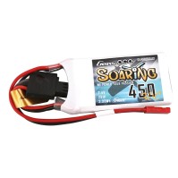 Lipo Gens ace Soaring 450mAh 11.1V 30C 3S1P con JST