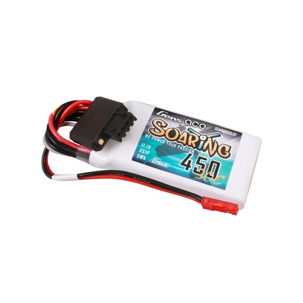 11.1V 450mAh 30C Gens ace Soaring con conector JST