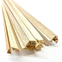 Liston triangular de balsa 10x10mm (Longitud 950mm)