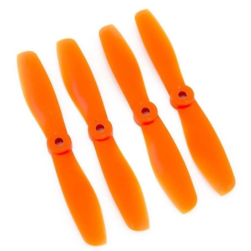 GEMFAN 5x4.5 (2 normal + 2 invertida) Naranja