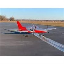 Dynam Cessna 310 GRAN CRUISER Silver con tren retractil - PnP